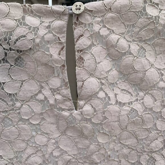 ARITZIA TALULA LACE SHORT SLEEVE TOP XS - Picture 5 of 6